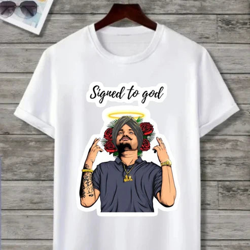 Sidhu Moose Wala Signed to God Remembered by Millions Feared by None T-Shirt