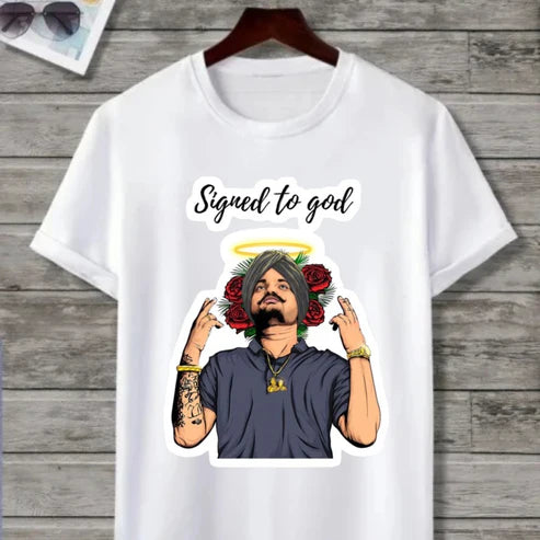 Sidhu Moose Wala  Signed to God Remembered by Millions Feared by None T-Shirt
