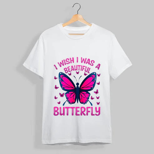 Bright Butterfly T-Shirt For Those Who Dream in Color and Wings