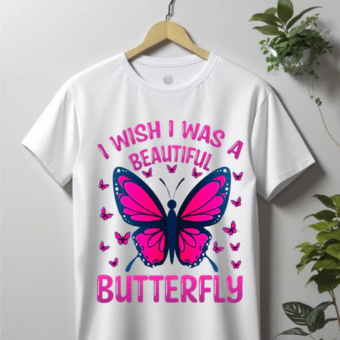 Bright Butterfly T-Shirt For Those Who Dream in Color and Wings